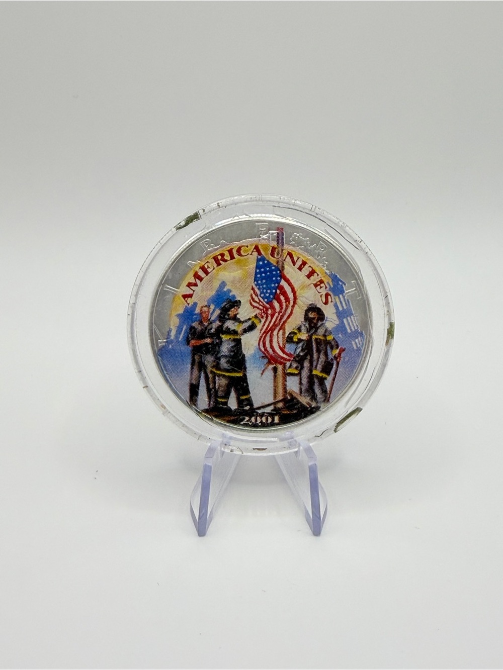 2001 United States $1 American Heroes 9/11 Commemorative 1oz Silver Coin